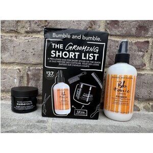Bumble and Bumble Tonic Lotion Primer & Sumotech Grooming Shortlist Set NEW